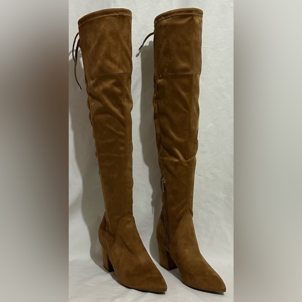 Marc Fisher Reda Medium Brown Suede Boots